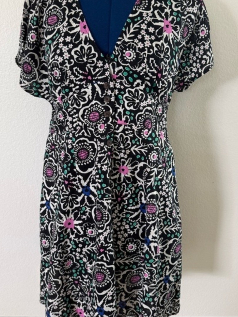 Marine Layer Floral Dress With Pockets